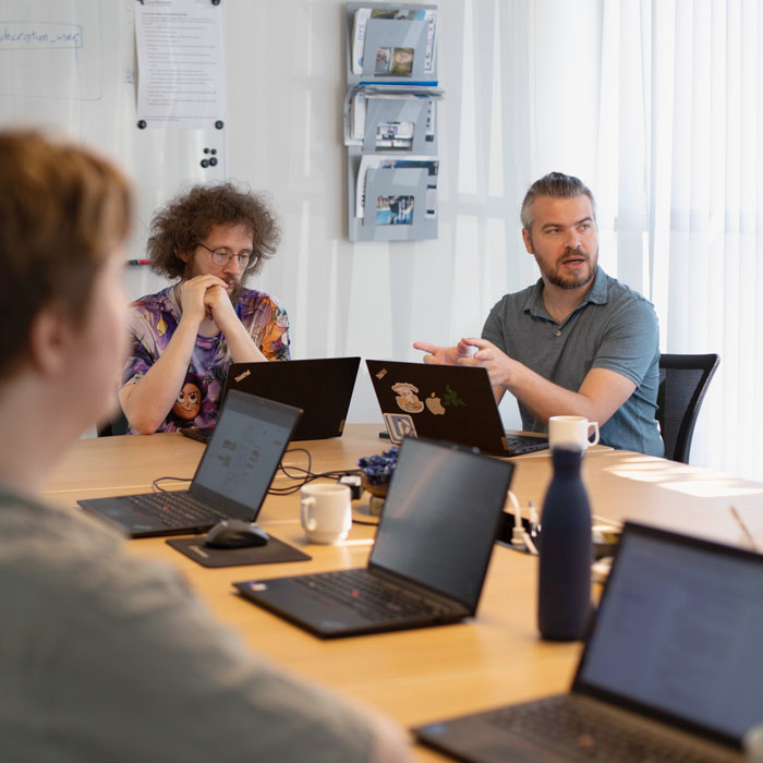 Udviklingsteamet hos CleanManager arbejder på nye digitale løsninger og funktioner til rengøringsbranchen.