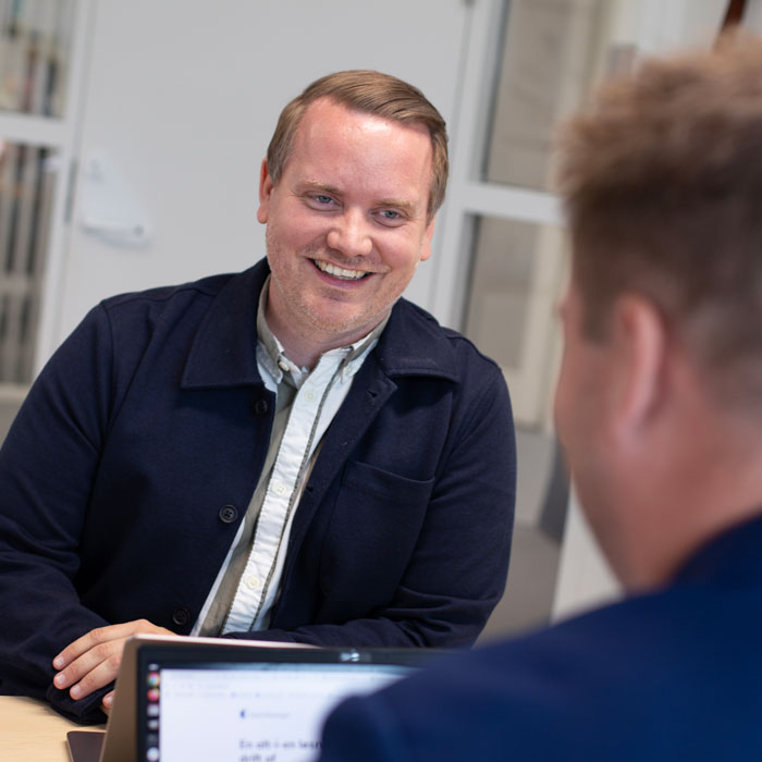 CleanManagers salgsteam planlægger softwareløsninger, der støtter rengøringsvirksomheder i planlægning og administration.